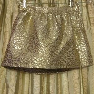Children's PLACE Gold Metallic Skirt